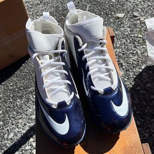 Men’s Nike Lunar Super Bad Pro TD cleats. White / Navy. No box! Brand new